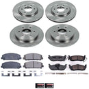 PowerStop OE Stock Replacement Low-Dust Ceramic Brake Pad and Rotor Kit