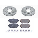 PowerStop OE Stock Replacement Low-Dust Ceramic Brake Pad and Rotor Kit