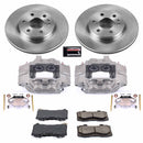 PowerStop OE Stock Replacement Low-Dust Ceramic Brake Pad, Rotor and Caliper Kit