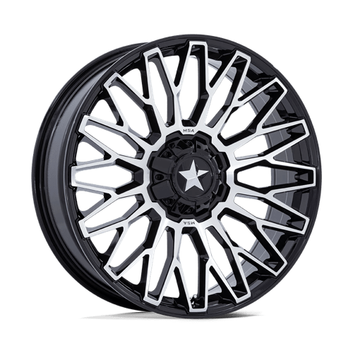15X7 Msa Offroad Wheels M50 Clubber Black 4X137 4X156 ET10 Wheel Rim