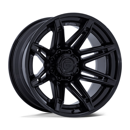24x12 Fuel Off-Road FC401 Brawl Matte Black Gloss Black Lip 8x180 ET-44 Wheel