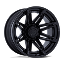 24x12 Fuel Off-Road FC401 Brawl Matte Black Gloss Black Lip 8x180 ET-44 Wheel