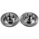 PowerStop Evolution Drilled And Slotted Rotors Pair Front For Ford F-150