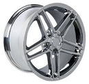 18" Replica Wheel CV07A Fits Chevrolet Corvette - C6 Z06 Rim 18x9.5 Chrome Wheel