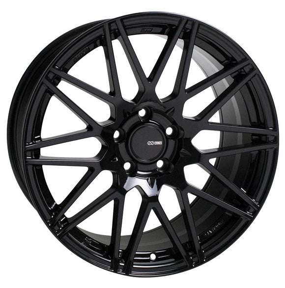 18X8.5 Enkei TMS Gloss Black Wheel/Rim 5x112 5-112 515-885-4445BK