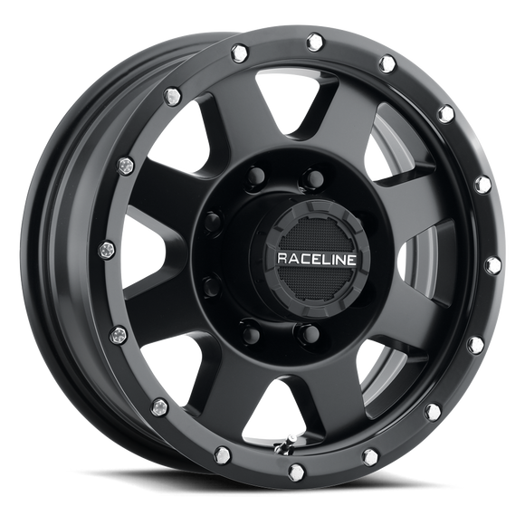 16x6 Raceline 935B Satin Black 8x165.1 8x6.5 ET0 Wheel Rim