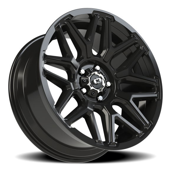20X9 Vision 305 Rekluse Gloss Black Wheel 5x127 5x5 ET-12 CB78.1