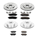 PowerStop Z23 Daily Driver Carbon-Fiber Ceramic Brake Pad and Drilled & Slotted