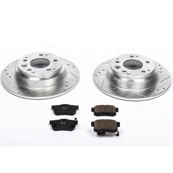 PowerStop Z23 Daily Driver Carbon-Fiber Ceramic Brake Pad and Drilled & Slotted
