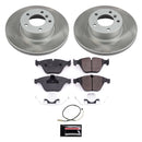 PowerStop Semi-Coated Rotor and Low-Dust Ceramic Brake Pad Kit