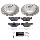 PowerStop Semi-Coated Rotor and Low-Dust Ceramic Brake Pad Kit