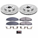 PowerStop OE Stock Replacement Low-Dust Ceramic Brake Pad and Rotor Kit