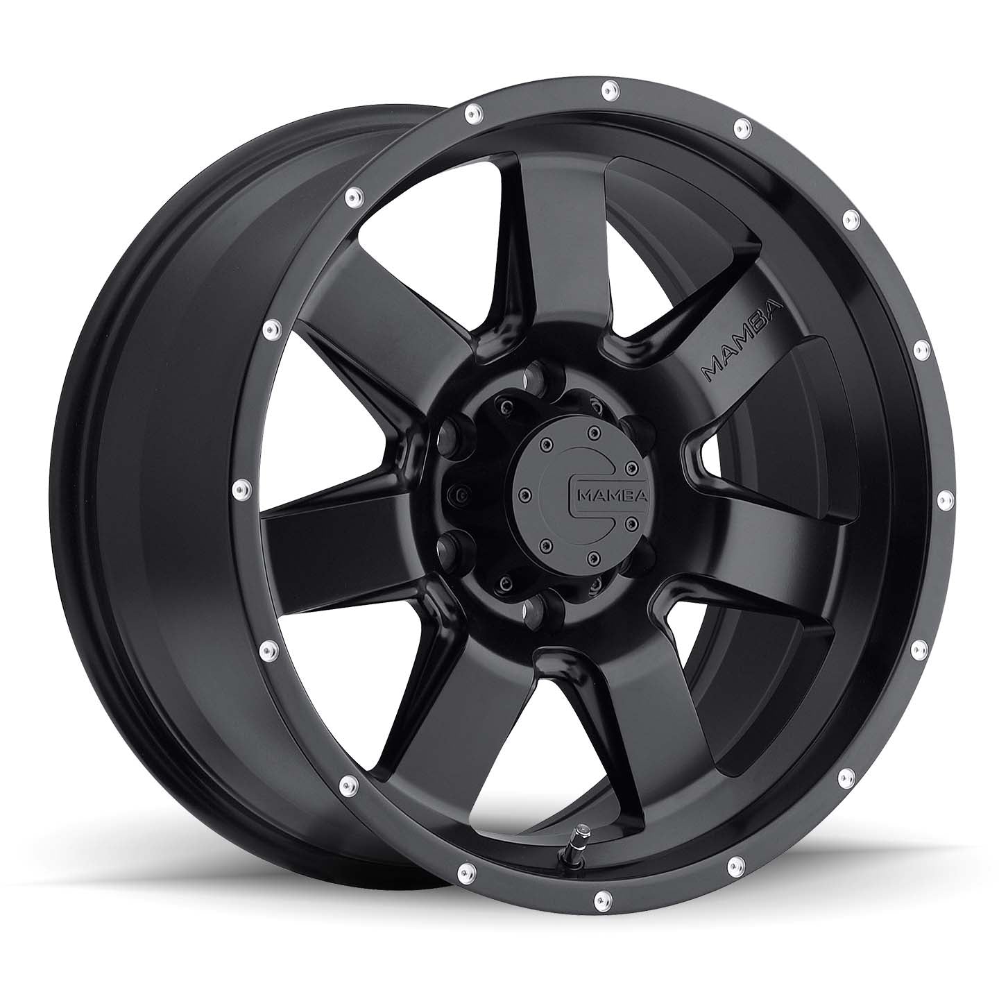 17x9 Mamba M14 Matte Black 5x127 5x5 ET-12 Wheel Rim