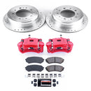 PowerStop Z23 Daily Driver Carbon-Fiber Ceramic Pads Drilled & Slotted Rotor & C