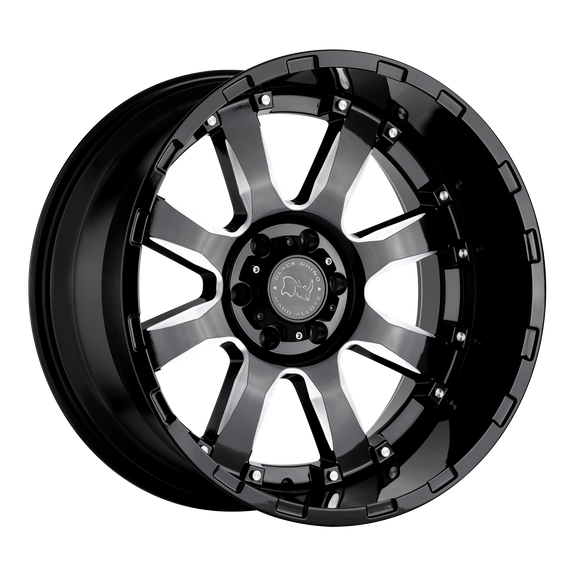 17X9 Black Rhino Sierra G-BLK-MILL 6X135 ET12 wheel/rim