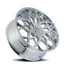 22x8.5 Kraze Ricochet Chrome 5x115 ET38 CB74.1 Wheel Rim