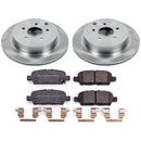 PowerStop OE Stock Replacement Low-Dust Ceramic Brake Pad and Rotor Kit