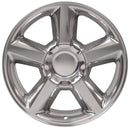 20" Replica Wheel CV83 Fits Chevrolet Tahoe Rim 20x8.5 Polished Wheel