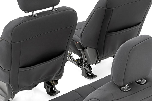 Rough Country Front Bucket Seats Seat Covers For Ford F-150 15-23 SD 17-23