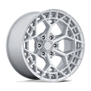 17x9 Fuel Off-Road FC873 CHARGER Gloss Silver W/ Machined Face 6x135 ET1 CB87.1