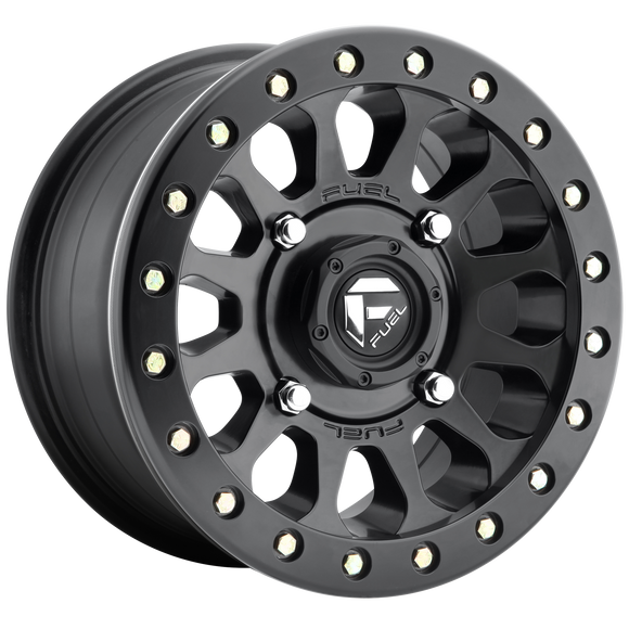 15x7 Fuel Off-Road D920 Vector Beadlock Matte Black 4x156 ET13 CB132 Wheel Rim