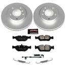 PowerStop Genuine Geomet Coated Rotor and Carbon-Fiber Ceramic Brake Pad Kit
