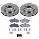 PowerStop OE Stock Replacement Low-Dust Ceramic Brake Pad and Rotor Kit