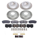 PowerStop Semi-Coated Rotor and Low-Dust Ceramic Brake Pad Kit