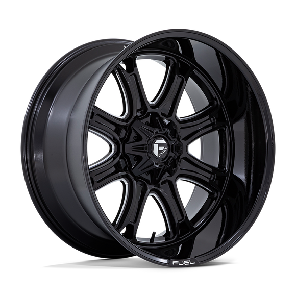 22x10 Fuel Off-Road Darkstar Black 6x135 ET-18 CB106.1 Wheel Rim