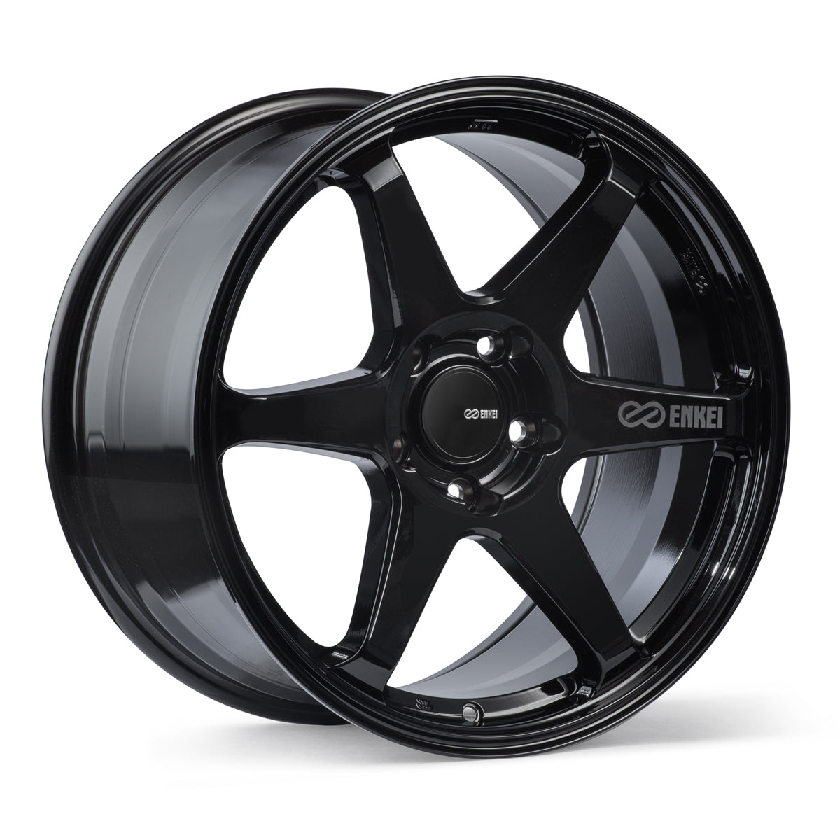 17x9 Enkei T6R Gloss Black 5x114.3 5x4.5 ET40 Wheel Rim