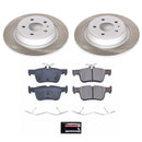 PowerStop Semi-Coated Rotor and Low-Dust Ceramic Brake Pad Kit