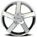 20x9 Vision 472 Switchback Chrome Wheel 5x120 ET30 CB74.1