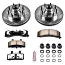 PowerStop Z36 Carbon-Fiber Ceramic Brake Pad with Drilled and Slotted Rotor Kit
