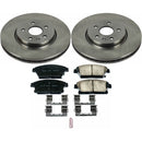 PowerStop OE Stock Replacement Low-Dust Ceramic Brake Pad and Rotor Kit