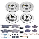 PowerStop Genuine Geomet Coated Rotor and Carbon-Fiber Ceramic Brake Pad Kit