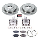 PowerStop OE Stock Replacement Low-Dust Ceramic Brake Pad, Rotor and Caliper Kit
