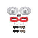 PowerStop Z23 Daily Driver Carbon-Fiber Ceramic Pads Drilled & Slotted Rotor & C