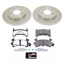 PowerStop Z26 Street Performance Ceramic Brake Pad and Drilled & Slotted Rotor K
