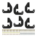 Westin Outlaw Drop Nerf Step Bars Powder Coated Textured Black Steel 20-13725