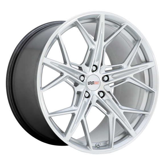 21X12 Cray HAMMERHEAD Gloss Silver W/ Mirror Cut Face 5X120 ET52 wheel/rim