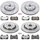 PowerStop Z26 Street Performance Ceramic Brake Pad and Drilled & Slotted Rotor K