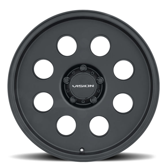 15X10 Vision Midway Satin Black 5x139.7 6x5.5 ET-25 Wheel Rim