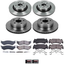 PowerStop OE Stock Replacement Low-Dust Ceramic Brake Pad and Rotor Kit