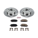 PowerStop OE Stock Replacement Low-Dust Ceramic Brake Pad and Rotor Kit