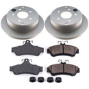 PowerStop Genuine Geomet Coated Rotor and Low-Dust Ceramic Brake Pad Kit