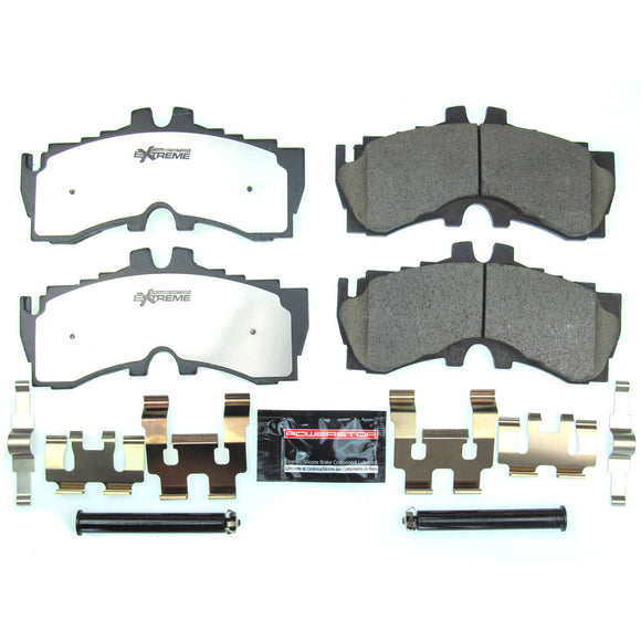 PowerStop Z26 Street Performance Carbon-Fiber Ceramic Brake Pads With Hardware