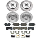 PowerStop OE Stock Replacement Low-Dust Ceramic Brake Pad and Rotor Kit