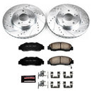 PowerStop Z23 Daily Driver Carbon-Fiber Ceramic Brake Pad and Drilled & Slotted