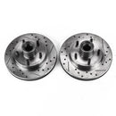PowerStop Evolution Drilled And Slotted Rotors Pair Front For GMC S15 Jimmy