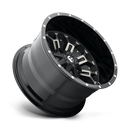 18x9 Fuel Off-Road D561 Crush Gloss Machined Dark Tint 5x114.3 ET-12 Wheel